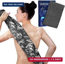 Exfoliating Washcloth Shower Towels, Premium Japanese Exfoliating Body Scrubber,