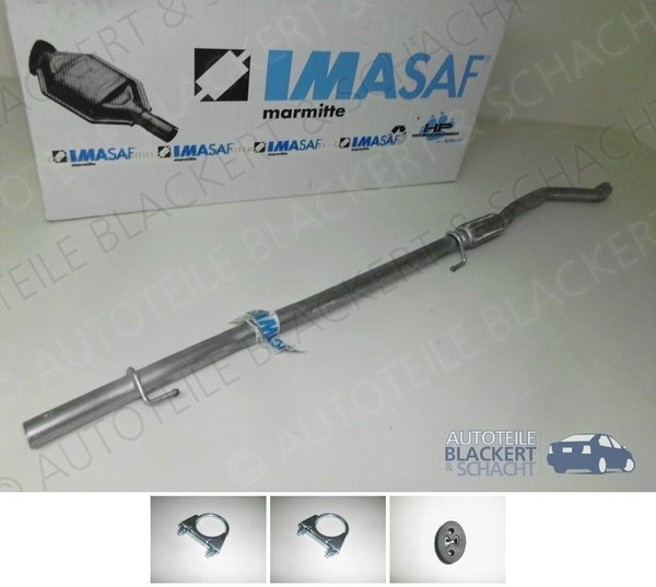 Imasaf Auspuff Mittelrohr für Fiat Panda 1.3 D Multijet 4X4 (169) 2004-10/2006-image