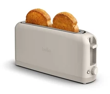 Bella 2 Slice Slim Toaster Compact Stainless Steel Bread Maker Kitchen Appliance