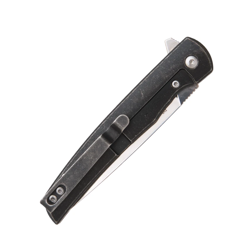Bear & Son Rancher Sideliner 21 Black Titanium Handle D2 Tool Steel Pocket Knife - Image 2 of 4