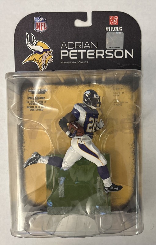 ADRIAN PETERSON McFarlane NFL Sportspicks Series 28 Figure 2008 VIKINGS