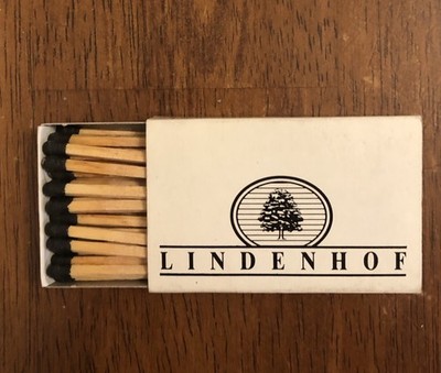 Lindenhof Wan Chai, Hong Kong. Matchbook (O1)