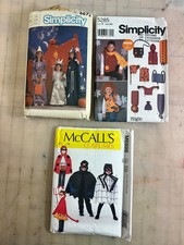 3 Halloween sewing patterns for kids Cut/Uncut McCalls Simplicity