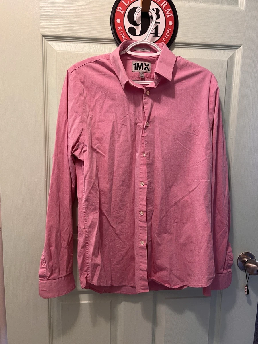 hot pink dress shirt express Long Sleeve Shirts for Men for sale Ebay