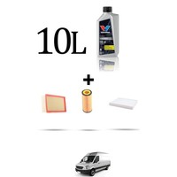 Hoffcar Wartungsset 3 Filter Und 10L ÖL FüR Mercedes Sprinter II (906) 324 V6