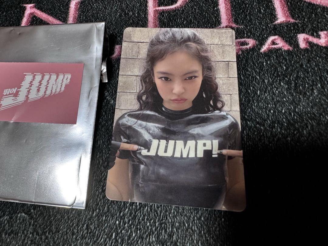 BLACKPINK JENNIE JUMP Limited Official Photocard Japan