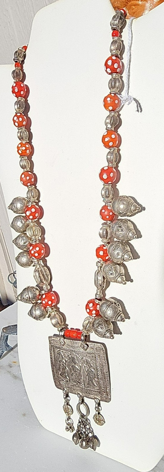 Artisan Necklace Rahjasthan and Yemeni Collectible & Venetian Eye Beads