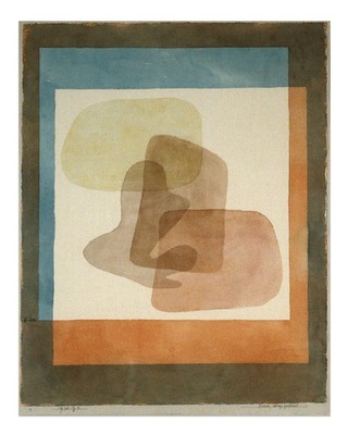 Abstrakte Aquarell-Wandkunst Modernes Geometrisches Design Abstrakte G