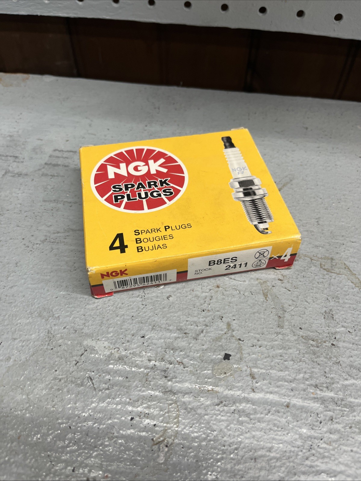 NGK Spark Plugs X4 B8ES 2411