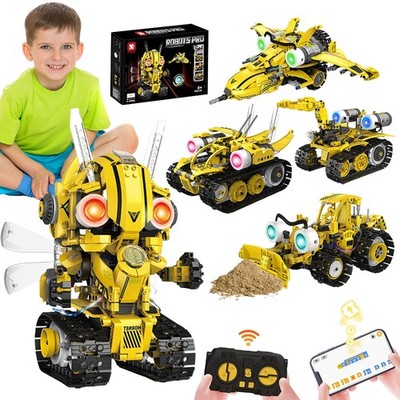 Roboter Bausteine Figur Konstruktionsspielzeug Modellbausatz Kinder Geschenk Set