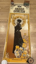 Original 1975 RSC Hedda Gabler Theatre Poster Glenda Jackson Patrick Stewart UK
