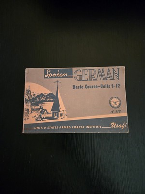 Vintage Spoken German Basic Course-Units 1-12, Department Of Defense Issued