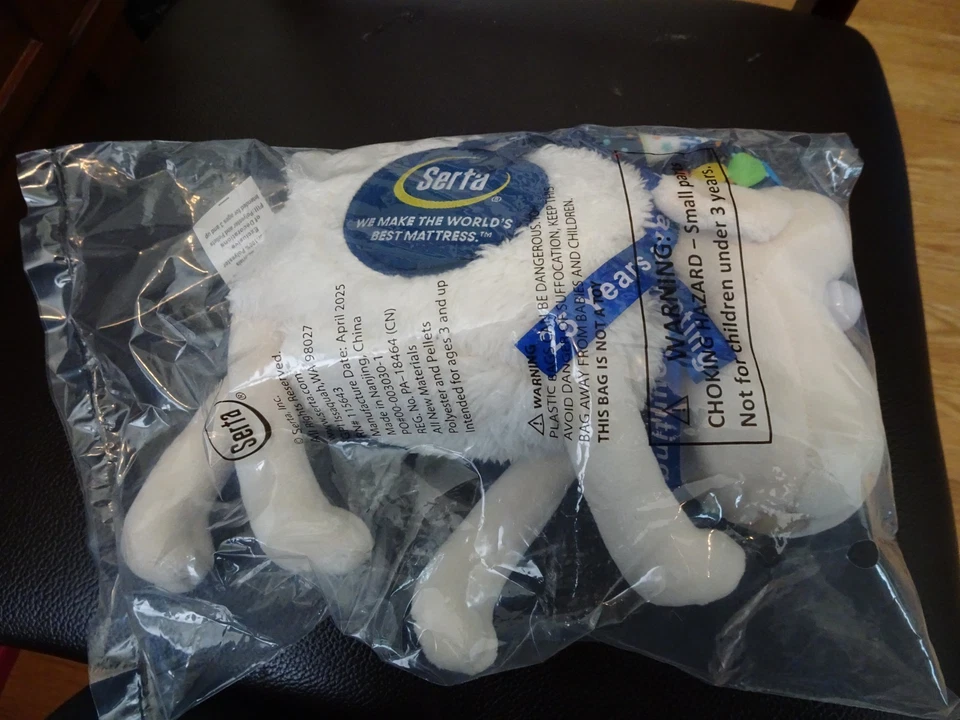 Peluche coleccionable Serta cumpleaños oveja 25 aniversario (sellado en bolsa original) Foto 3 de 4