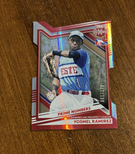 Yosmel Ramirez 2022 Panini Elite Prime Numbers C Red Die Cut #182 Phillies /178