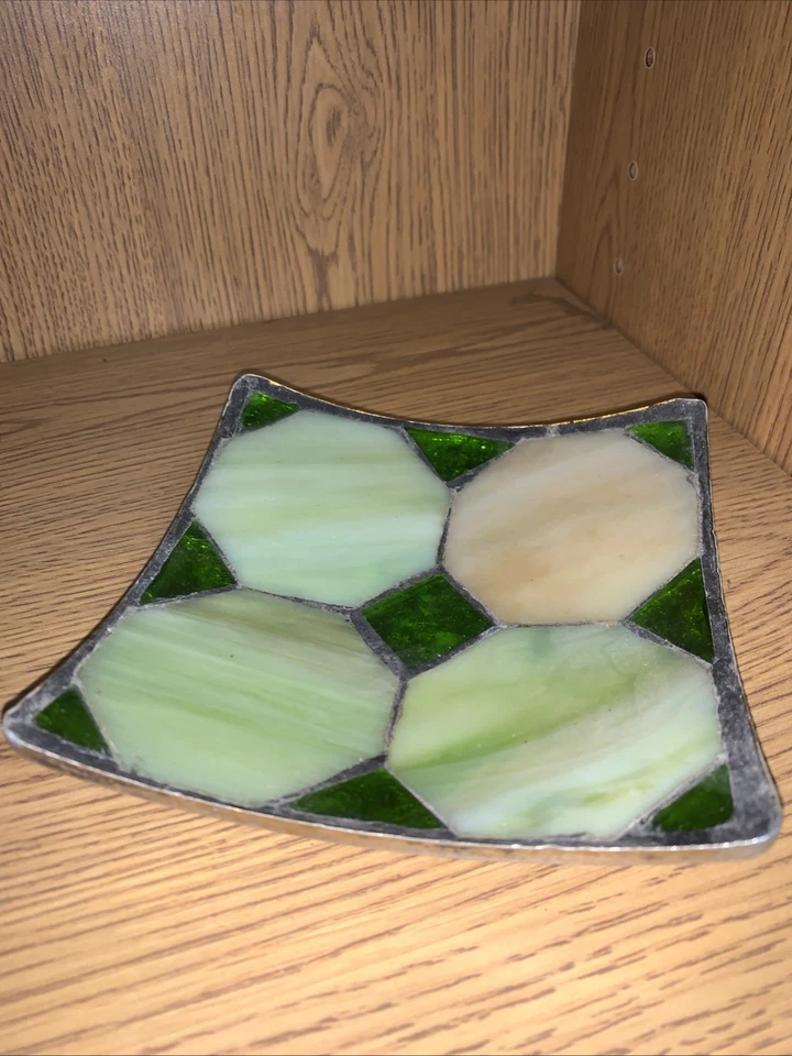 "Cuenco de caramelo de 5,5"" hecho a mano con fondo de metal" Foto 2 de 4