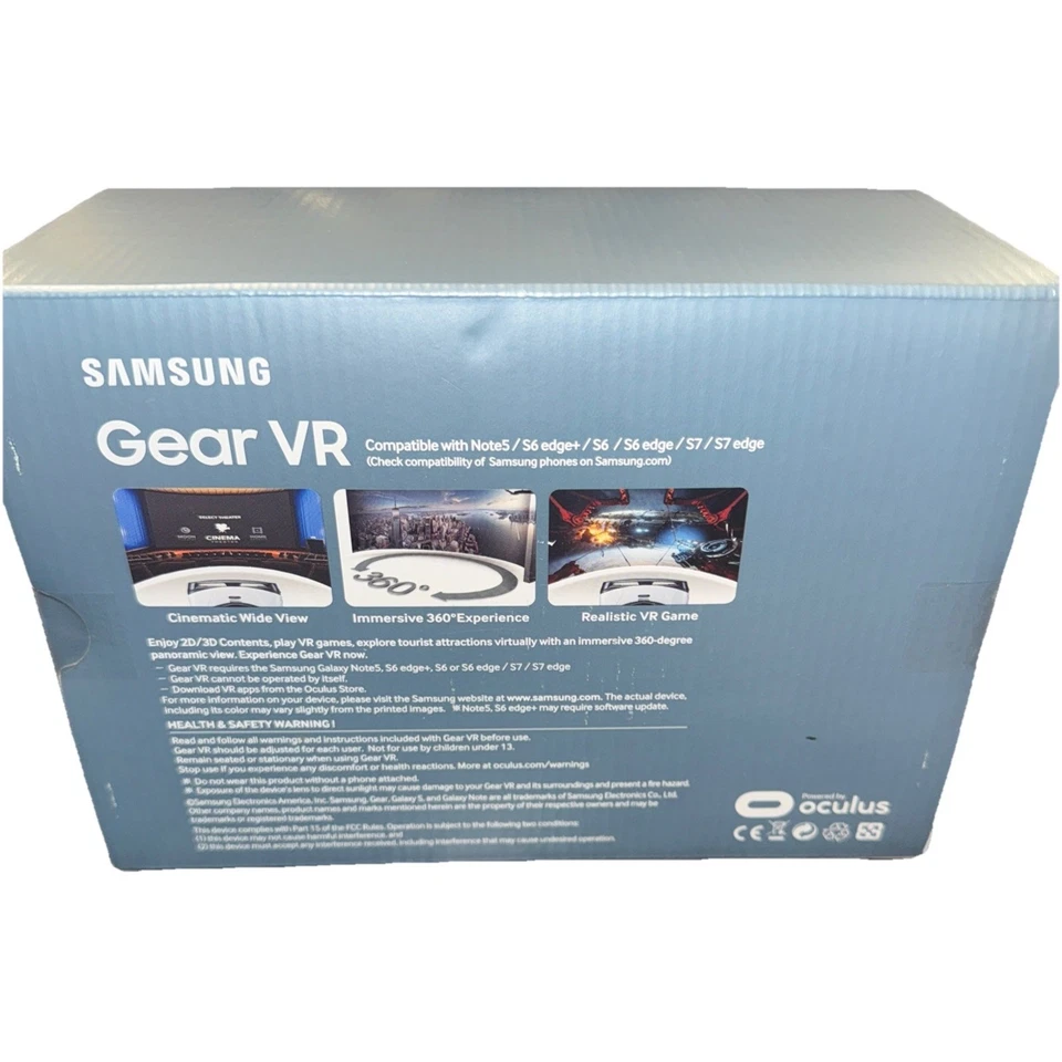 Auriculares de realidad virtual Samsung Gear VR Oculus SM-R322 Note5 / Galaxy S6 y S7 Foto 2 de 3