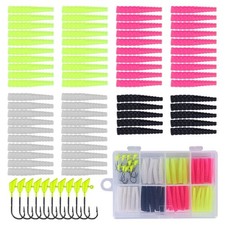 81pcs Set Artificial Baits Set for Freshwater Saltwater Soft Fishing Lures Set