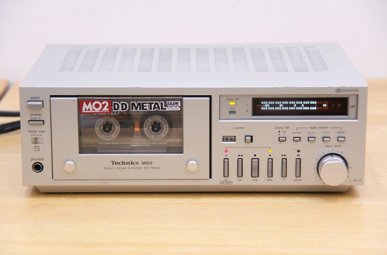 Technics テクニクス RS-M02 ステレオカセットデッキ JUNK Technics RS-M02 Cassette Deck with translation 1979