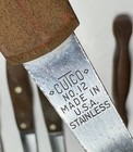 9 VTG Cutco Utensil & Kitchen Slicing Knife Mix Lot Spoon Fork USA Wood Handles — photo 4
