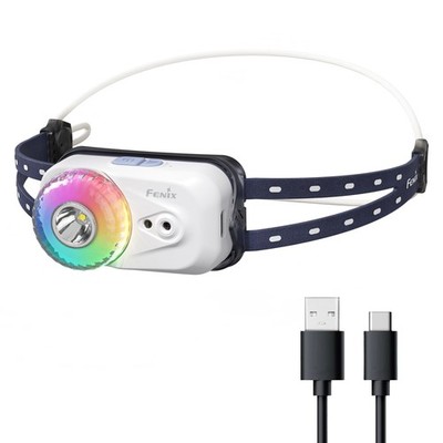 Fenix HL17R 500 Lumen USB Rechargeable Ultralight Headlamp Clip-On LED (WT)