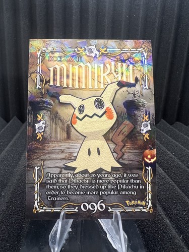 Mimikyu #96 - Cracked Ice Holo - Prisma Trick or Treat Karten - Pokemon