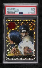 1997 Score Draft Class Showcase Series Artist's Proof Tony Gonzalez PSA 9 0e2x