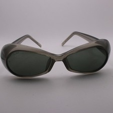 Vintage B L Ray-Ban USA Grey Acetate Oval Sunglasses