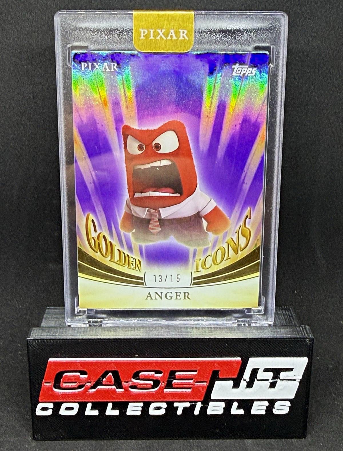Topps Pixar Golden Icons Anger GI-59 Inside Out 2025 Non-Sport Card /15 C33
