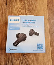 Philips True Wireless Headphones 1000 Series Black TAT1138 Brand New Sealed