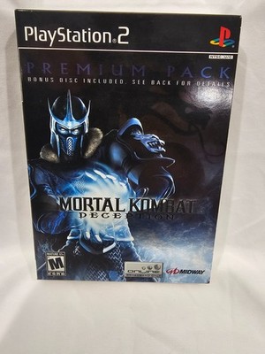 Mortal Kombat Deception Sub-Zero Premium Pack - Sony Playstation 2 PS2 Tested