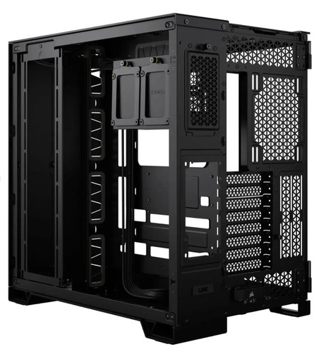 Corsair 6500X ATX Mid-Tower Dual Chamber PC Case - Black - Photo 7/8