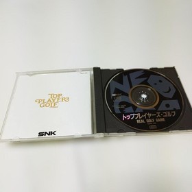 TOP PLAYER'S GOLF SNK NEOGEO CD Game Software Retro Vintage Video Game Sports JP