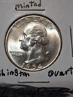 1954 Washington Silver Quarter In UNC Condition In My Opinion. #592