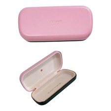 Kate Spade Glasses Case Pink Hard Shell Sunglasses So Happy To See You Gold