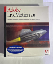 Adobe Live Motion 2.0 Macintosh Brand New Sealed