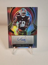 Cedric Tillman 2025 Select Prizm Autograph #SIP-CTN BROWNS 