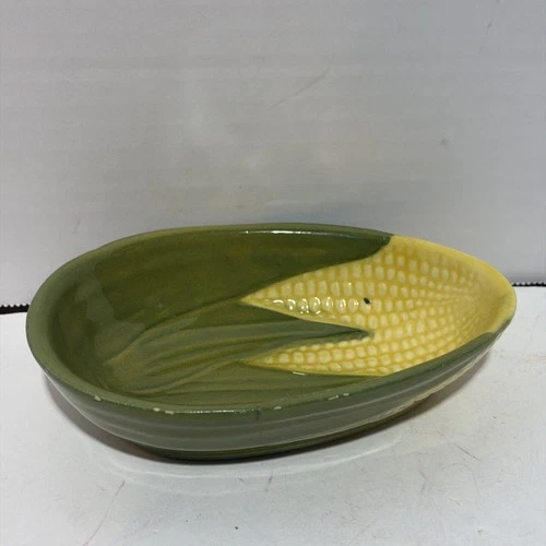 Shawnee Pottery Corn King Dessert Fruit Dish #92 Vintage