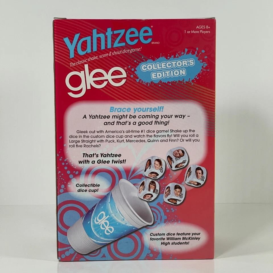 Yahtzee Glee Collector's Edition Slushy Cup 2011  Dice Game SEALED - Image 4 of 4