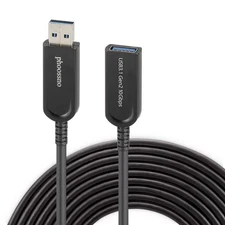 USB 3.1 Extension Cable Active Optical USB 10Gbps 50ft 15m Compatible with Mi...