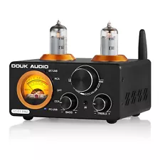 Douk Audio ST-01 PRO Bluetooth Tube Amplifier VU Meter USB DAC COAX/OPT Amp 100W