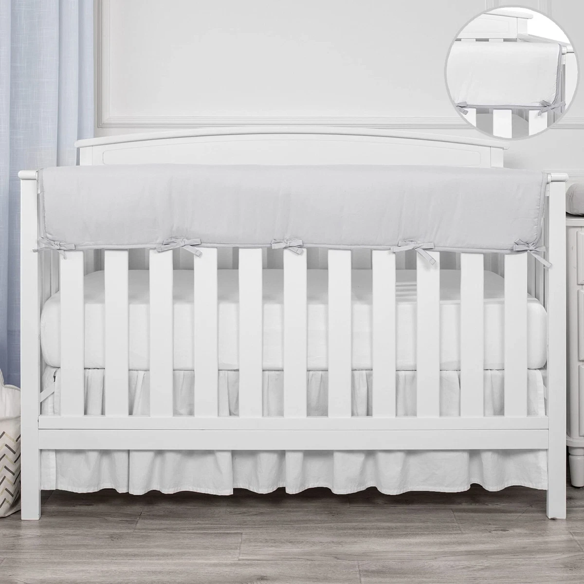 Crib hotsell guard cover