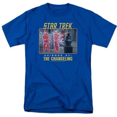 Star Trek The Changeling T Shirt Licensed Sci-Fi TV Classic Tee New Royal Blue