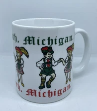 Vintage Frankenmuth Michigan Coffee/Tea Mug Ceramic Souvenir by M Ware  ~ NOS