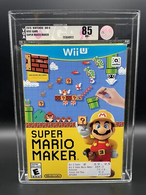 Super Mario Maker Nintendo Wii U Brand New NEVER Opened VGA 85 Not WATA CGC