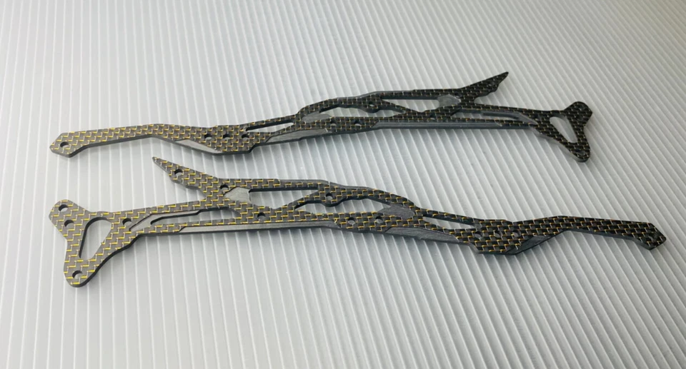 3RACING SAK-D553 Graphite Upper Deck 1/10 RC SAKURA D5 MR DRIFT RC CAR - Image 2 of 2