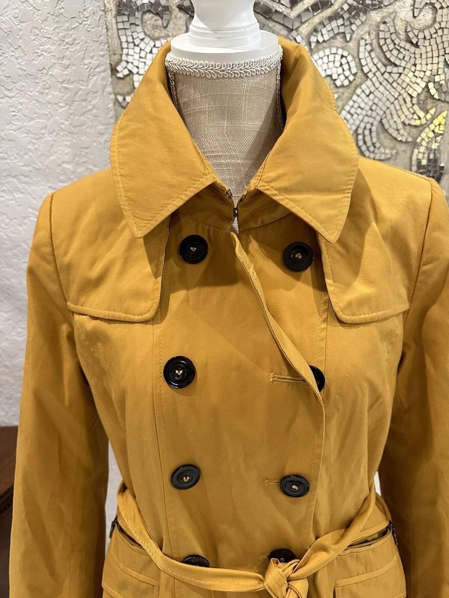 Dkny solid top trench coat