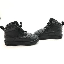 Big Kid's Nike Woodside 2 High Black/Black-Black 524872 004 Size 6c