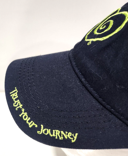 Trust Your Journey, Heart Filled Baseball Style Cap, Adjustable Back, Navy-Blue - Picture 3 of 7