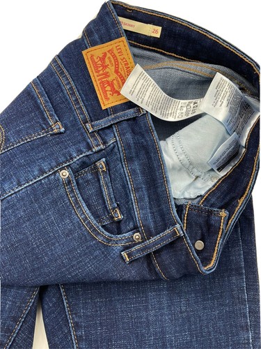 Pantalones de mezclilla ajustados Levi's azul oscuro 711 - Precio de venta sugerido por el fabricante £100 - Imagen 7 de 12