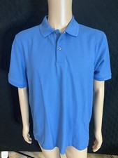 Vintage LL Bean Polo Mens Medium Regular Short Sleeve 100% Cotton Shirt USA Made